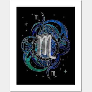 Scorpio Zodiac Sign Water element Posters and Art